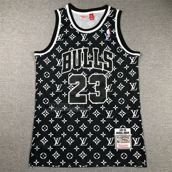 Maglia
 Michael Jordan NO 23 Chicago Bulls x LV Mitchell & Ness 1997-98 Nero

